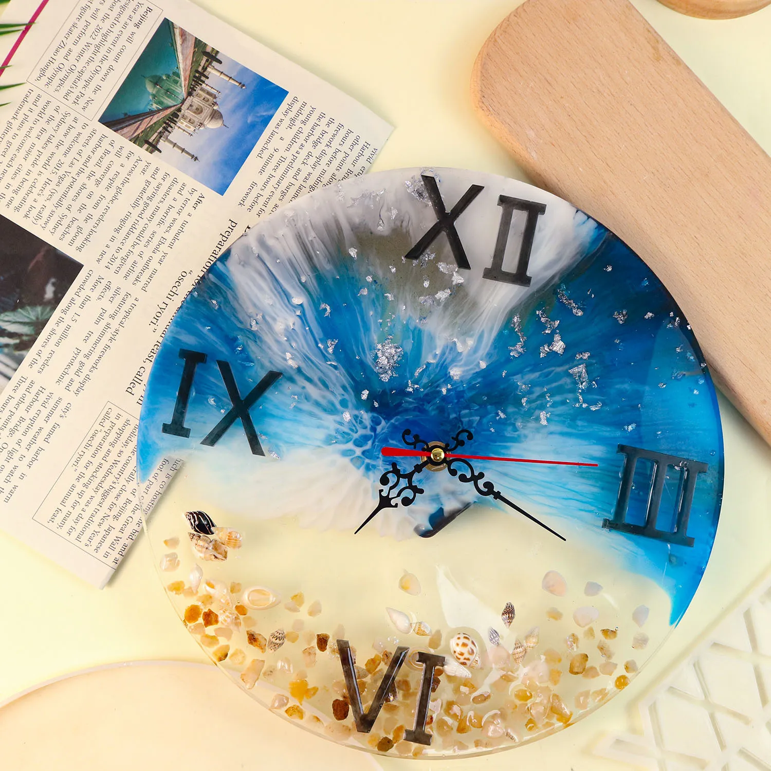Clock Glue Dripping Mold Diy Crafts Decorative Shaped Wall Numeral Dial Casting for Art Silica Gel Accessories Materials
Clock Glue Dripping Mold Diy Crafts Decorative Shaped Wall Numeral Dial Casting for Art Silica Gel Accessories Materials