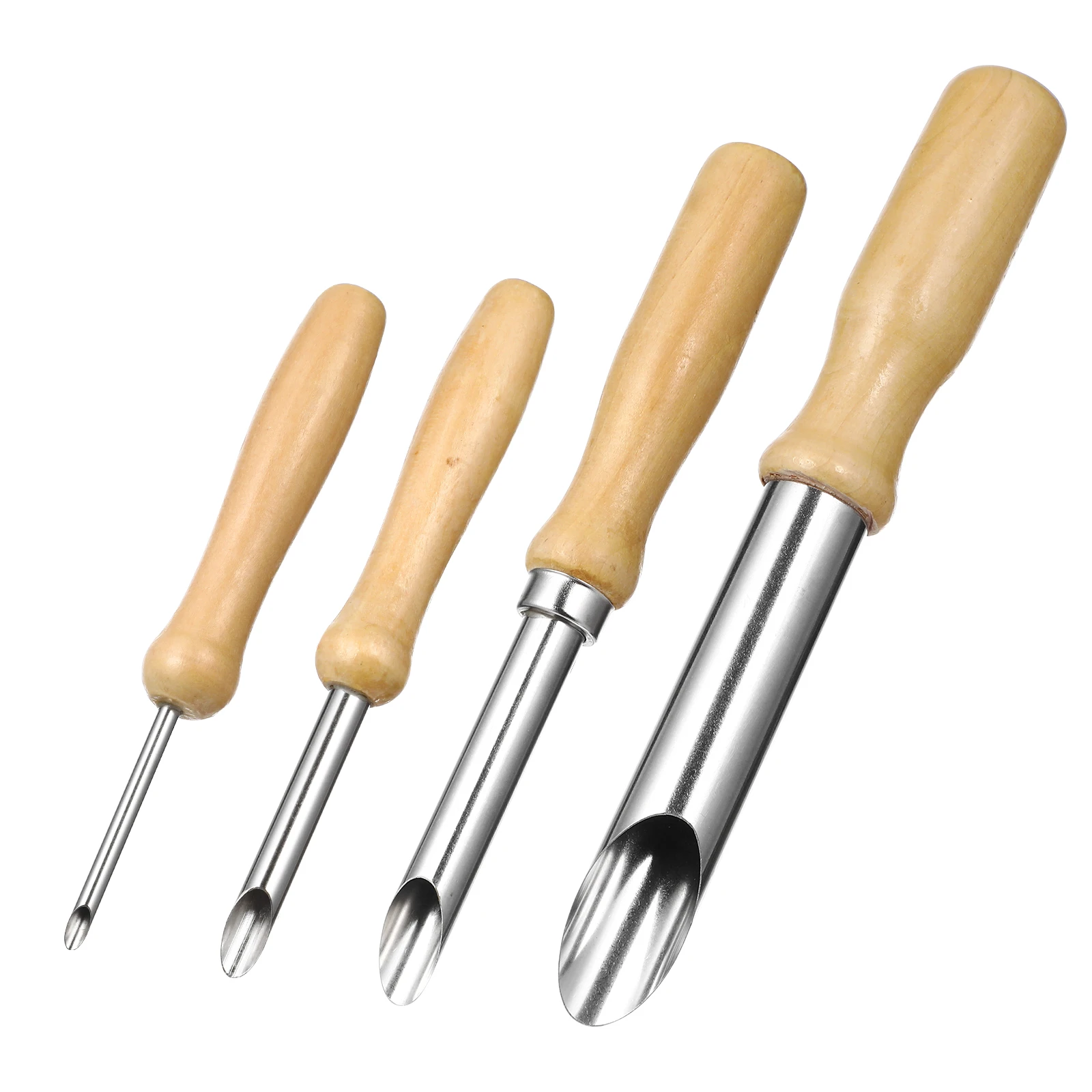 4pcs Hole Cutters Stainless Steel Wood Handle Pottery Sculpting Tools Pottery Tools Sculptors Potters
4pcs Hole Cutters Stainless Steel Wood Handle Pottery Sculpting Tools Pottery Tools Sculptors Potters