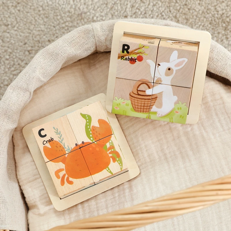 Baby Wooden Blocks Toy Children Six Side Cube Jigsaw Puzzles Game Animal Traffic Cognize Early Learning Educational Toy Kid Gift
Baby Wooden Blocks Toy Children Six Side Cube Jigsaw Puzzles Game Animal Traffic Cognize Early Learning Educational Toy Kid Gift