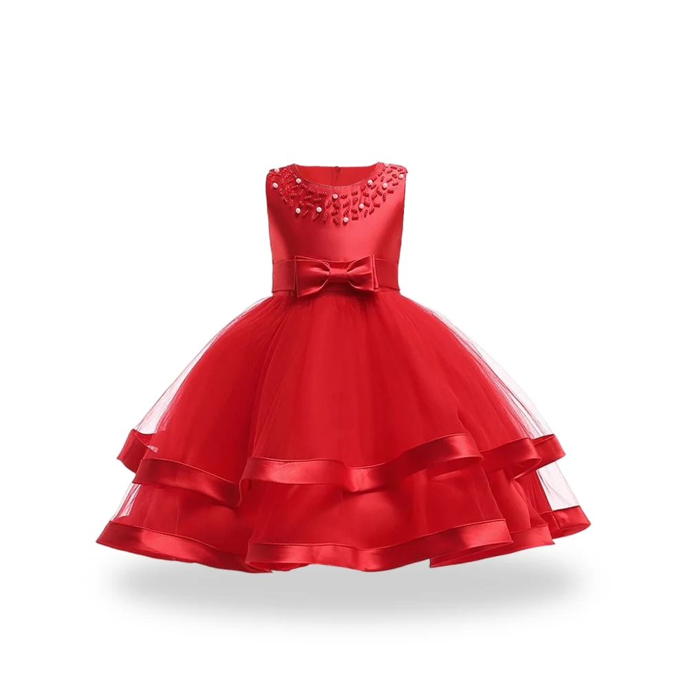 Formal Dress Beaded Bow Elegant Princess Costume Shows Ideal for Children's Day Performances Princess Skirt Girl Party Dresses
Formal Dress Beaded Bow Elegant Princess Costume Shows Ideal for Children's Day Performances Princess Skirt Girl Party Dresses