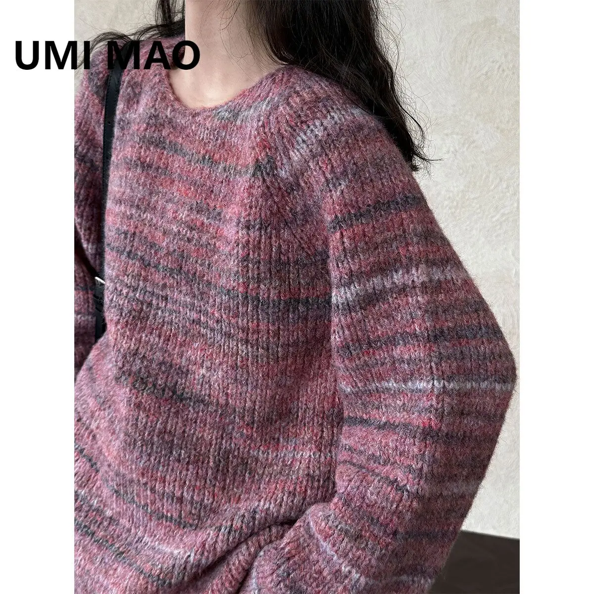 UMI MAO Lazy Wool Top Soft Knitted Sweater For Women Autumn New Long Sleeve Versatile Floral Yarn Sweater Femme
UMI MAO Lazy Wool Top Soft Knitted Sweater For Women Autumn New Long Sleeve Versatile Floral Yarn Sweater Femme