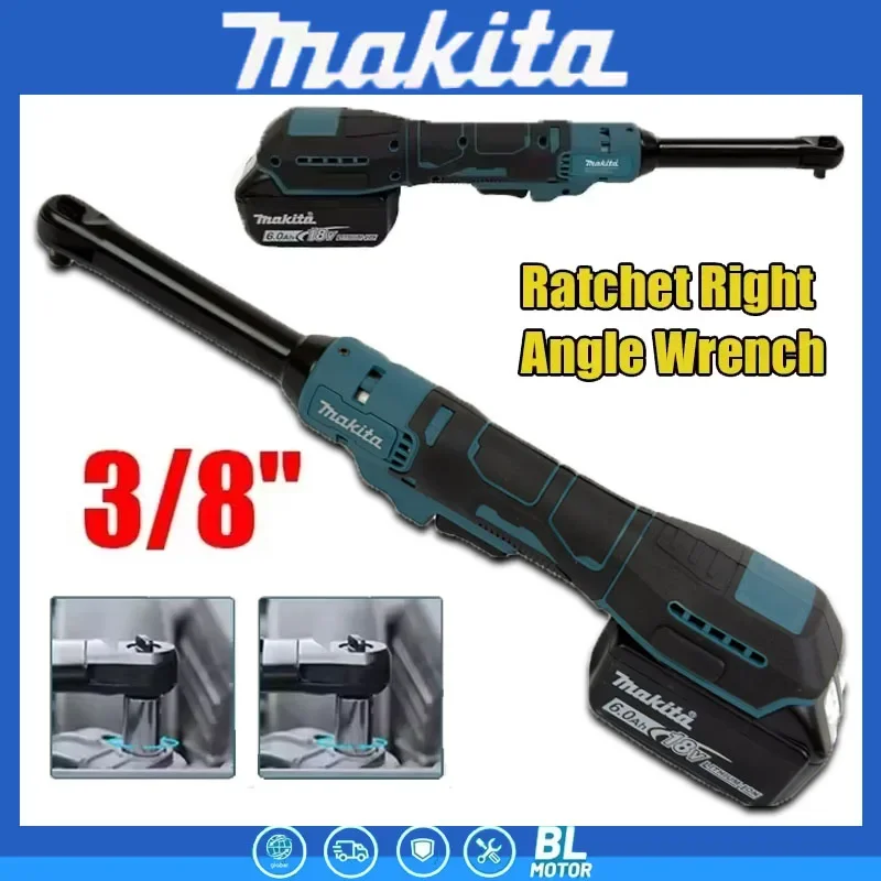 Makita Ratchet Wrench Extended Head Cordless Removal Screw Nut 220N.m 3/8" 1/2" Electric Driver Power Tools For 21V Battery
Makita Ratchet Wrench Extended Head Cordless Removal Screw Nut 220N.m 3/8" 1/2" Electric Driver Power Tools For 21V Battery