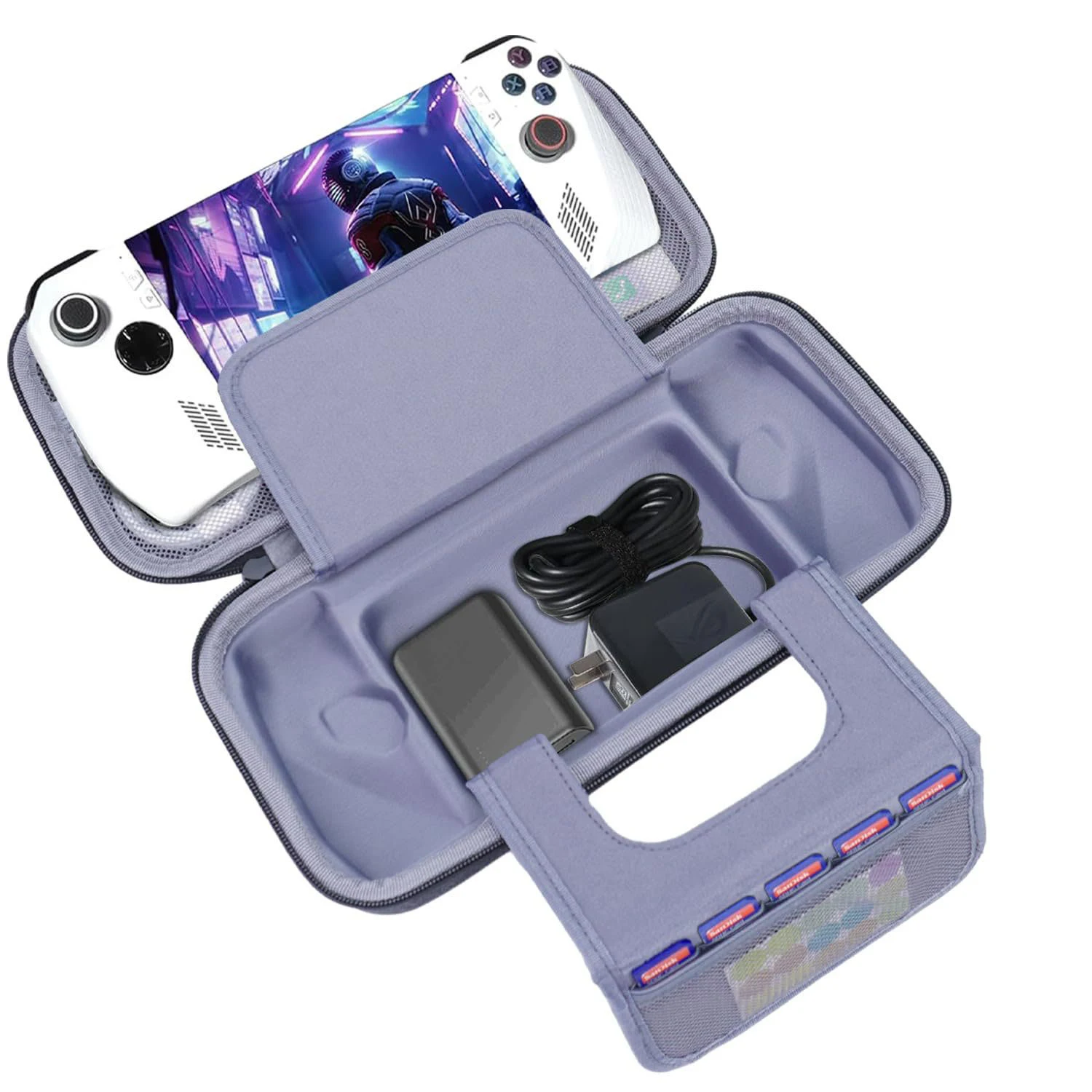 For Rog X Handheld Gaming Console Storage Bag Waterproof Oxford Cloth with EVA Lining for Protection and Easy Carrying
For Rog X Handheld Gaming Console Storage Bag Waterproof Oxford Cloth with EVA Lining for Protection and Easy Carrying
