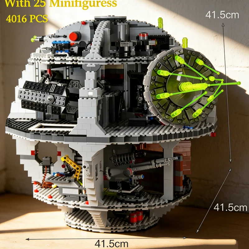 In Stock Hot 4016PCS UCS Platform Ultimate MOC 75159 Building Blocks Model Bricks Toys for Kids or Adults Birthday Party Gifts
In Stock Hot 4016PCS UCS Platform Ultimate MOC 75159 Building Blocks Model Bricks Toys for Kids or Adults Birthday Party Gifts