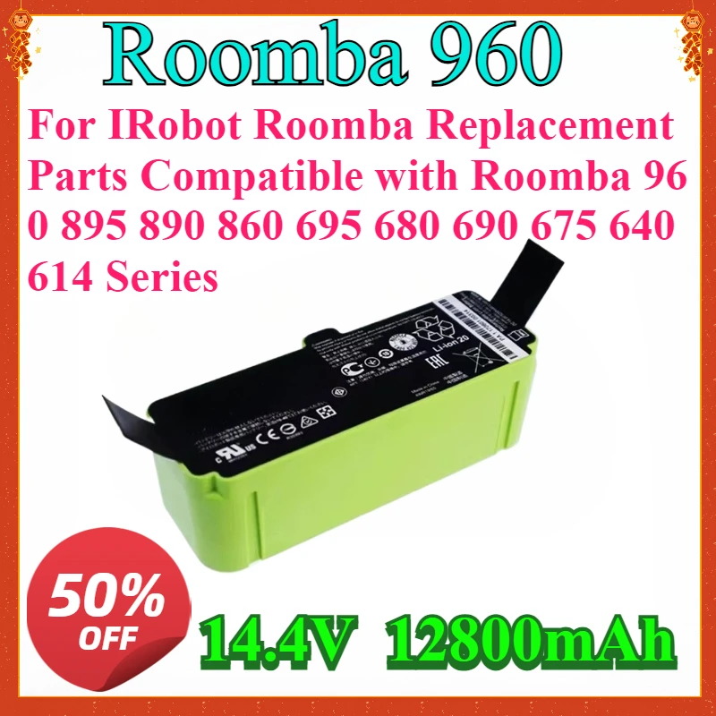 New High-quality for IRobot Roomba Replacement Parts Compatible with Roomba 960 895 890 860 695 680 690 675 640 614 Series
New High-quality for IRobot Roomba Replacement Parts Compatible with Roomba 960 895 890 860 695 680 690 675 640 614 Series