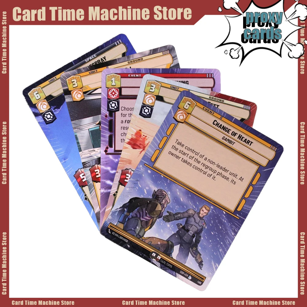 Proxy Cards for Entertainment Games SWUDB Regular Shadows of the Galaxy Boba Fett Aggression Kylo Ren Card Collection Toys Gift
Proxy Cards for Entertainment Games SWUDB Regular Shadows of the Galaxy Boba Fett Aggression Kylo Ren Card Collection Toys Gift