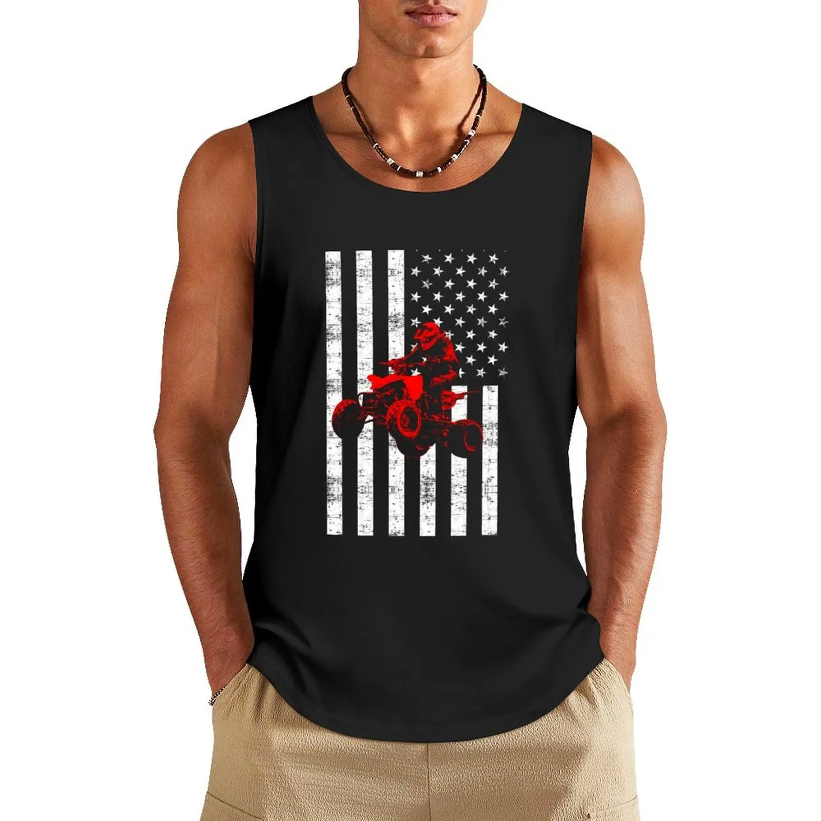 USA Flag ATV - All Terrain Vehicle Drivers Design Gift Tank Top Sports shirt man Working vest men clothing
USA Flag ATV - All Terrain Vehicle Drivers Design Gift Tank Top Sports shirt man Working vest men clothing