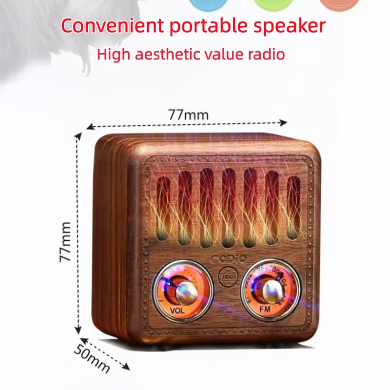 R908 Convenient Mini Radio Retro Wireless Bluetooth Handheld Speaker High Beauty Creative Desktop Ornament TF Card/AUX/MP3/FM
R908 Convenient Mini Radio Retro Wireless Bluetooth Handheld Speaker High Beauty Creative Desktop Ornament TF Card/AUX/MP3/FM