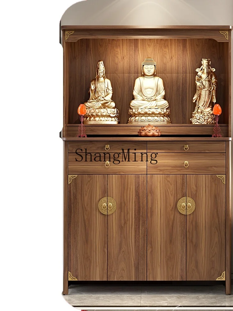 LXY simple small apartment solid wood new Chinese table for home use modern wind for God of Wealth cabinet
LXY simple small apartment solid wood new Chinese table for home use modern wind for God of Wealth cabinet