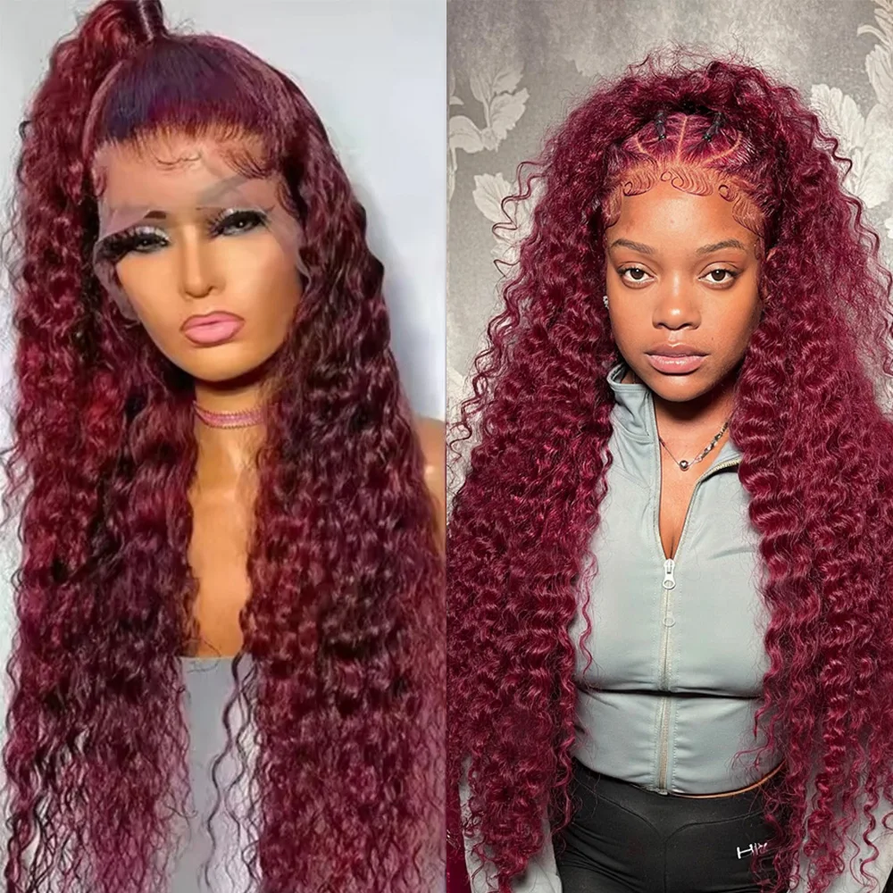 # Парик из натуральных волос 99J Deep Wave Curly Burgundy, плотность 220, с HD-кружевной передней частью 13x6, 40 дюймов, парик из натуральных волос с HD-кружевом 13x4 для женщин
# Парик из натуральных волос 99J Deep Wave Curly Burgundy, плотность 220, с HD-кружевной передней частью 13x6, 40 дюймов, парик из натуральных волос с HD-кружевом 13x4 для женщин