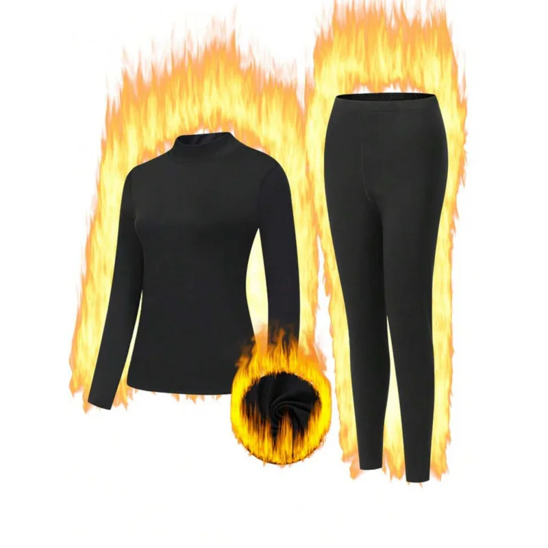 Warm Underwear Crew Neck Thermal Clothing Women's plus Size Innerwear Comfortable Breathable Seamless Underwear
Warm Underwear Crew Neck Thermal Clothing Women's plus Size Innerwear Comfortable Breathable Seamless Underwear