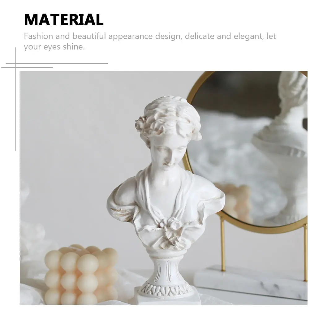 Bust Statue Resin Sculpture Elegant Desktop Ornament Home Decoration Art Craft Resin Bust Statue Sculpture Adornment
Bust Statue Resin Sculpture Elegant Desktop Ornament Home Decoration Art Craft Resin Bust Statue Sculpture Adornment
