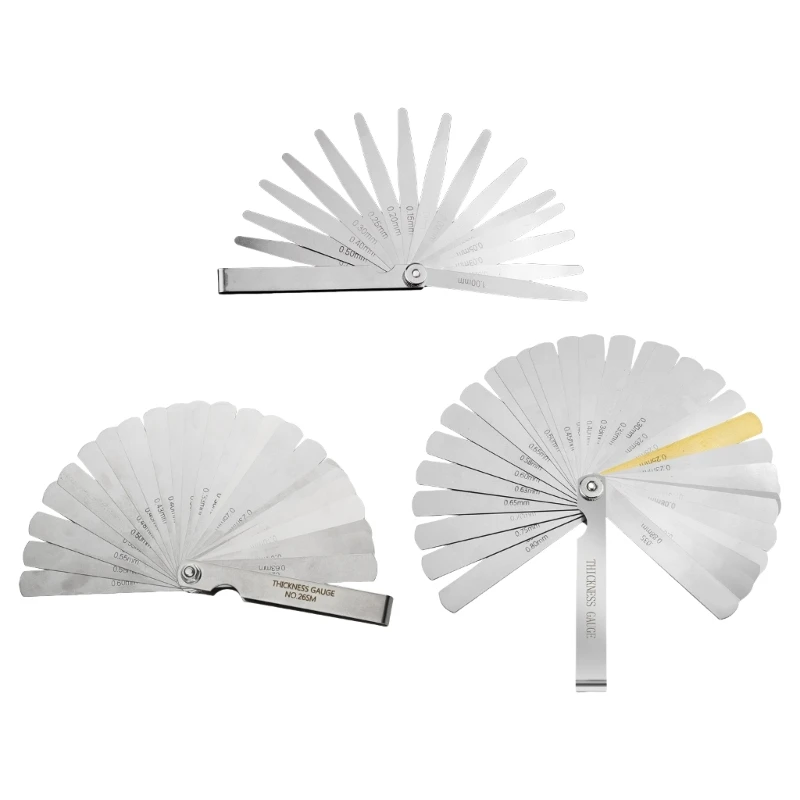 Q2Q4 Stainless Steel Feeler Gauges Double Marked for Accurate Measurements Various Measuring Needs Engineering Vehicle Repair
Q2Q4 Stainless Steel Feeler Gauges Double Marked for Accurate Measurements Various Measuring Needs Engineering Vehicle Repair