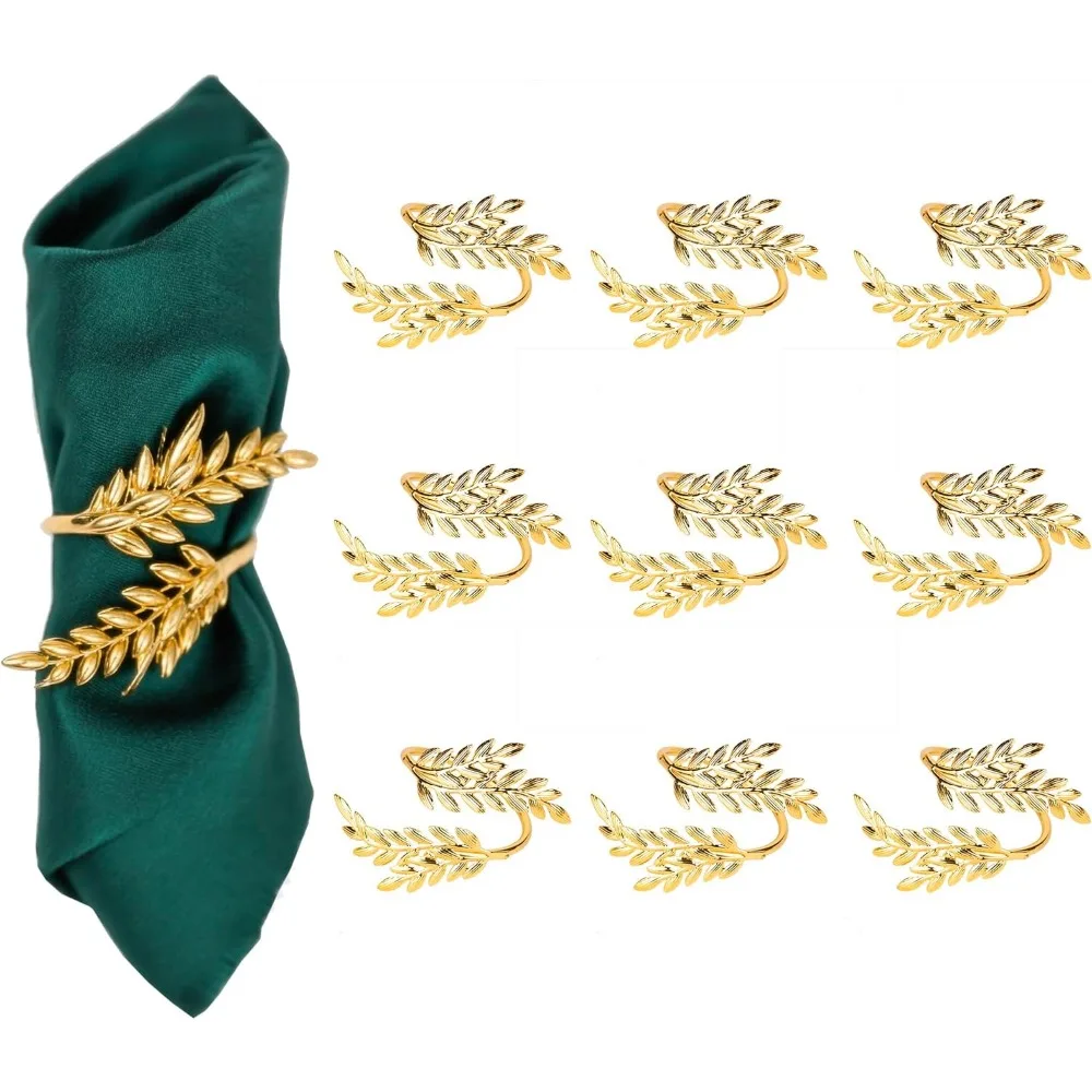 Кольца для салфеток, 10 шт., металлические золотые кольца для салфеток, держатель для салфеток в форме пшеничных ушей для вечеринки, семейного ужина, свадьбы, украшения стола
Кольца для салфеток, 10 шт., металлические золотые кольца для салфеток, держатель для салфеток в форме пшеничных ушей для вечеринки, семейного ужина, свадьбы, украшения стола