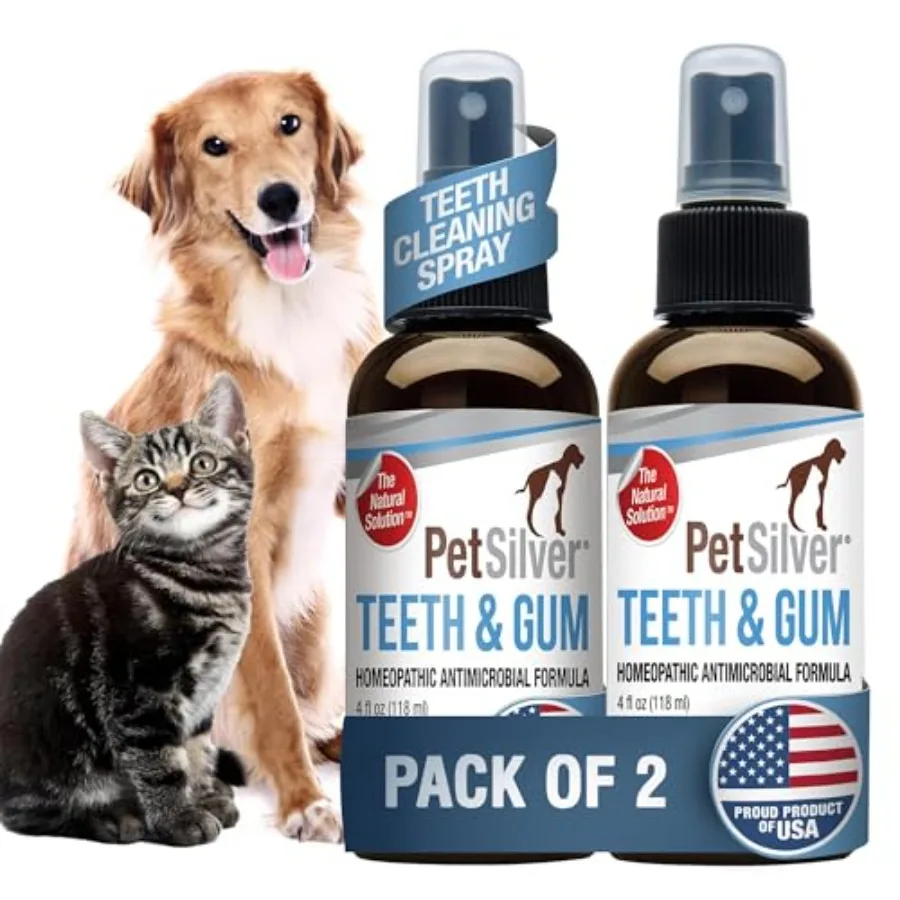 Teeth and Gum Spray - Dog Dental and Teeth Cleaning Spray for Plaque and Tartar Build-Up Reduction - Natural Breath Freshener f
Teeth and Gum Spray - Dog Dental and Teeth Cleaning Spray for Plaque and Tartar Build-Up Reduction - Natural Breath Freshener f