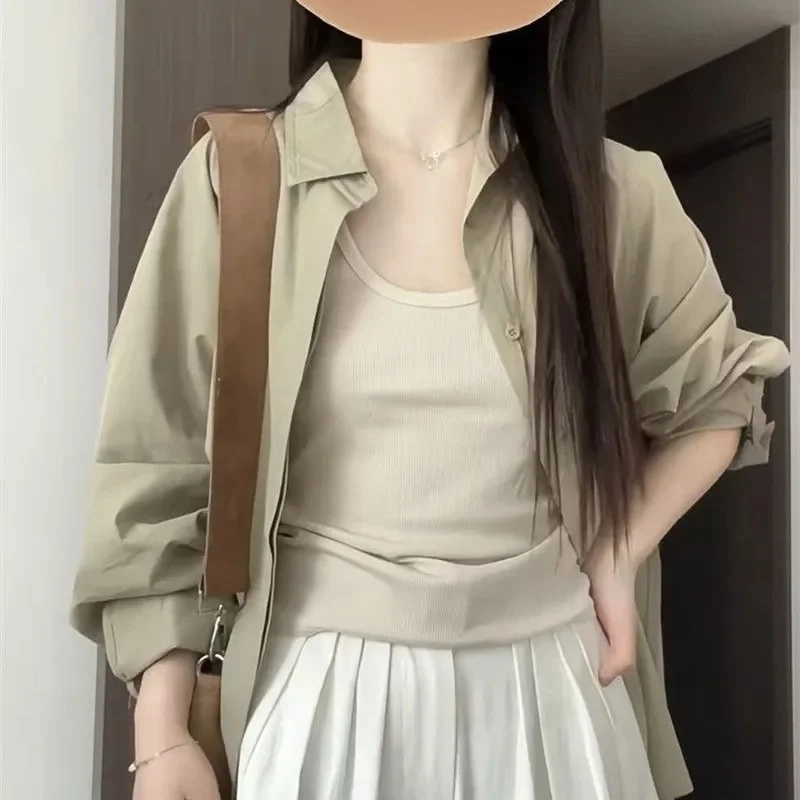 2024 Female Sunscreen Shirts Tops Coat Ladies New Long Sleeved Cardigan Blouse Outerwear Summer Women Thin Style Blouse Jacket
2024 Female Sunscreen Shirts Tops Coat Ladies New Long Sleeved Cardigan Blouse Outerwear Summer Women Thin Style Blouse Jacket