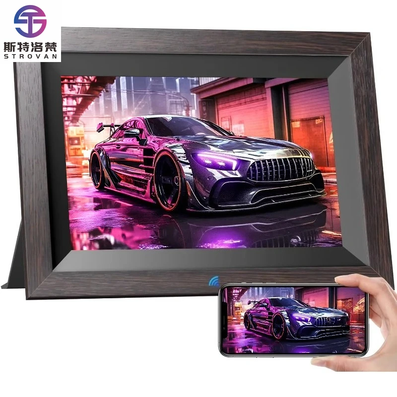 10.1'' Smart Touch-Screen Modern High-Resolution Digital Photo Frame Stylish Best Gift -Connected with Video Playback
10.1'' Smart Touch-Screen Modern High-Resolution Digital Photo Frame Stylish Best Gift -Connected with Video Playback