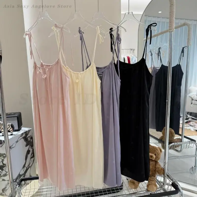 Sexy Suspender Nightgown Chemise Sleepwear Female Butterfly Jacquard Lingerie Nightdress Home Wear Sweet Young Girl Nightwear
Sexy Suspender Nightgown Chemise Sleepwear Female Butterfly Jacquard Lingerie Nightdress Home Wear Sweet Young Girl Nightwear