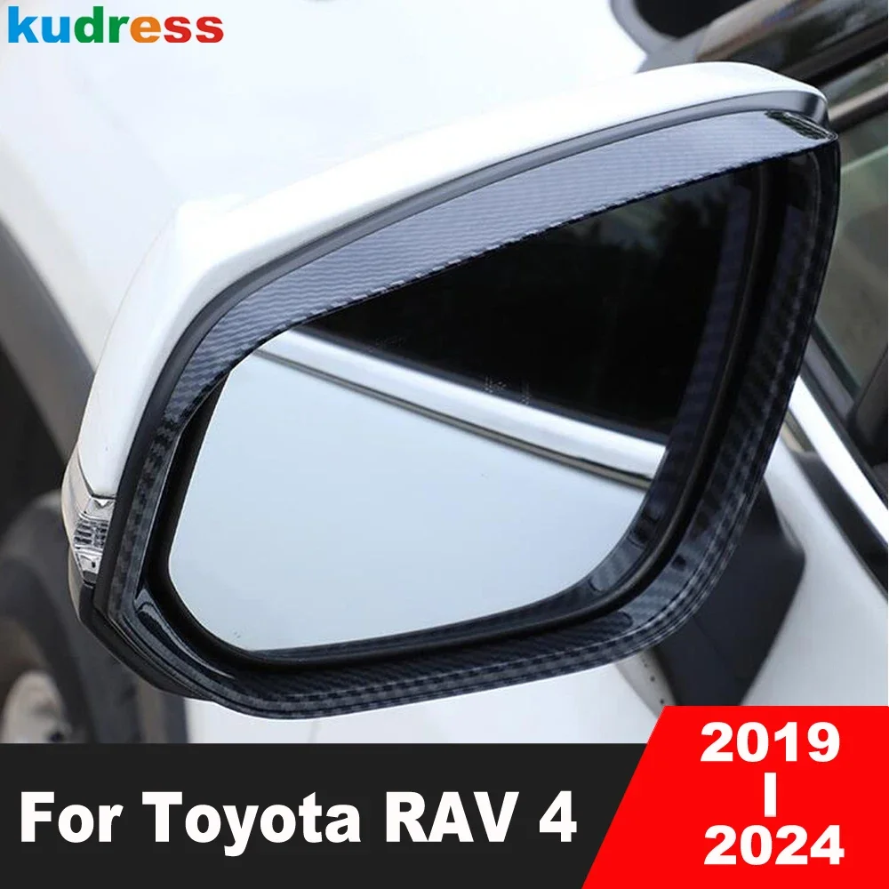 For Toyota RAV4 RAV 4 2019-2023 2024 Carbon Fiber Car Rearview Mirror Eyebrow Cover Trim Sun Visor Rain Shield Guard Accessories
For Toyota RAV4 RAV 4 2019-2023 2024 Carbon Fiber Car Rearview Mirror Eyebrow Cover Trim Sun Visor Rain Shield Guard Accessories