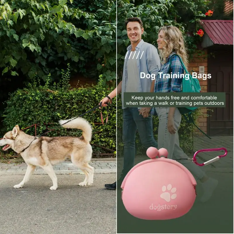 Силиконовый мешочек для собак, тренировочный контейнер, держатель для лакомств с зажимом, для щенков
Силиконовый мешочек для собак, тренировочный контейнер, держатель для лакомств с зажимом, для щенков