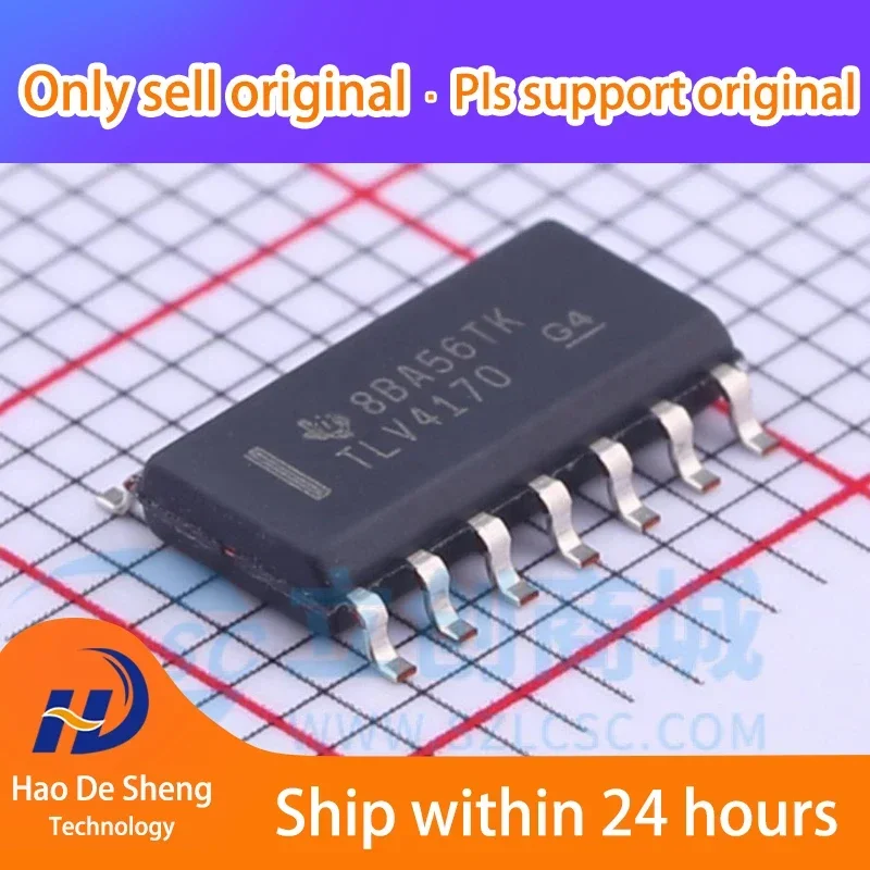 10 шт./лот TLV4170IDR SOP-14 новый оригинальный в наличии
10 шт./лот TLV4170IDR SOP-14 новый оригинальный в наличии