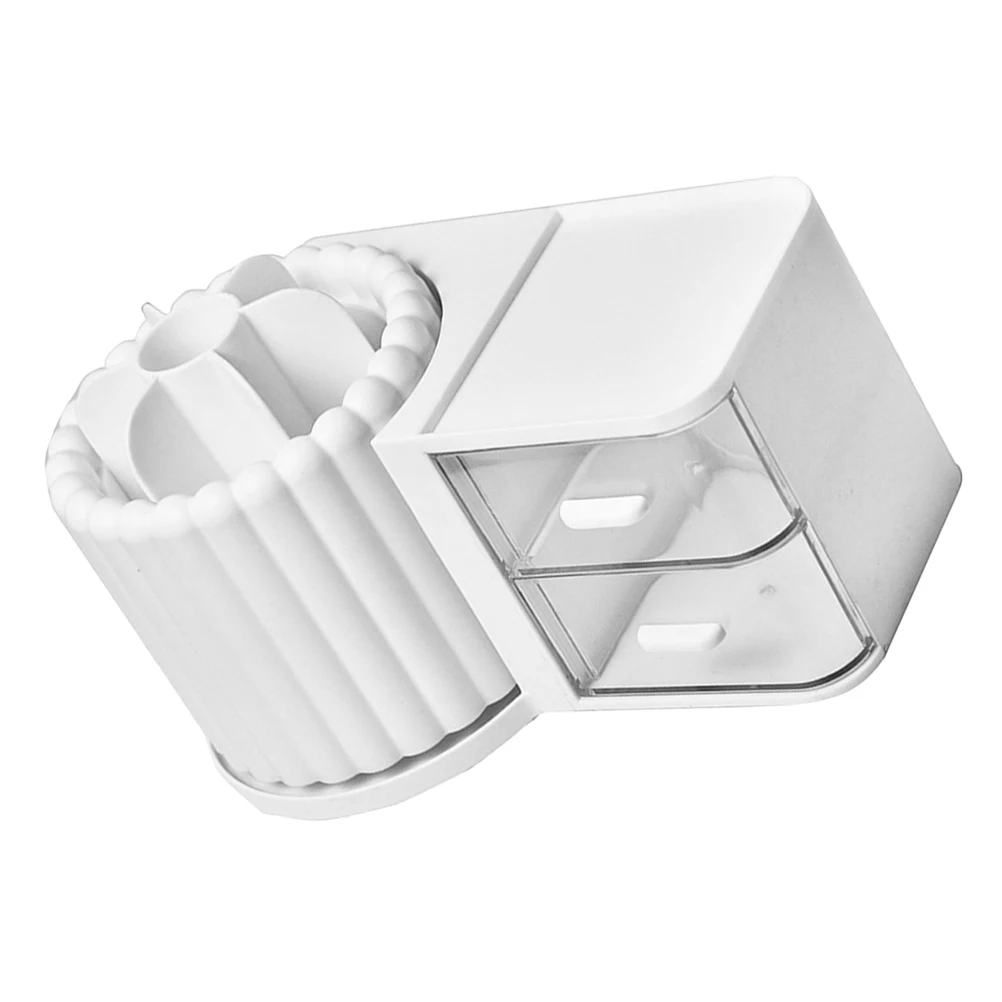 Вращающийся держатель для ручек, настольный ганайзер, кремово-желтый ящик для хранения кистей для макияжа, канцелярские принадлежности, держатель для карандашей для учителя, одежда для ручек 
Вращающийся держатель для ручек, настольный ганайзер, кремово-желтый ящик для хранения кистей для макияжа, канцелярские принадлежности, держатель для карандашей для учителя, одежда для ручек