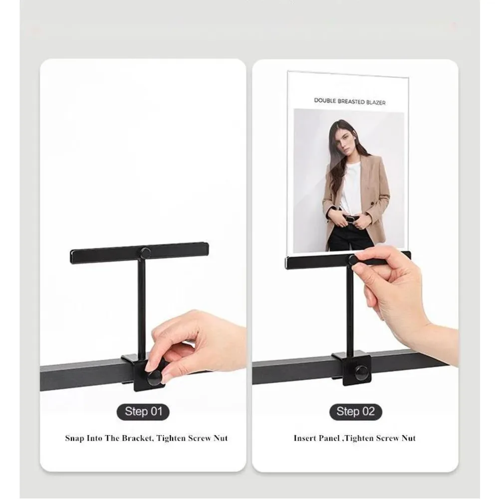 A4 Adjustable Pedestal Sign Holder Poster Stand 8.5X11 Inches Shelf Picture Photo Advertising Frame POP Clip Display Rack Stand
A4 Adjustable Pedestal Sign Holder Poster Stand 8.5X11 Inches Shelf Picture Photo Advertising Frame POP Clip Display Rack Stand