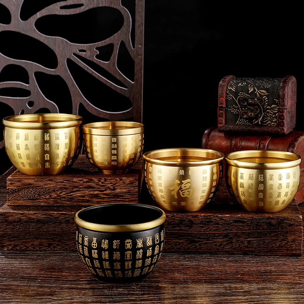 Solid Brass Small Baifu Jar, Baifu Jar Ornaments of Various Sizes, Office and Living Room Desk Carving Practical Decorations
Solid Brass Small Baifu Jar, Baifu Jar Ornaments of Various Sizes, Office and Living Room Desk Carving Practical Decorations