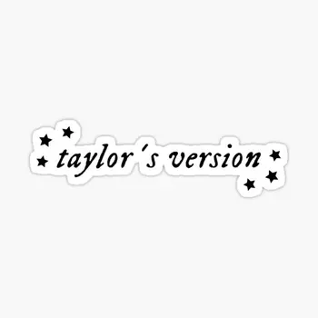 Taylors Version 5PCS Stickers for Car Print Cute Anime Bumper Decorations Room Wall Home Background Cartoon Kid Stickers