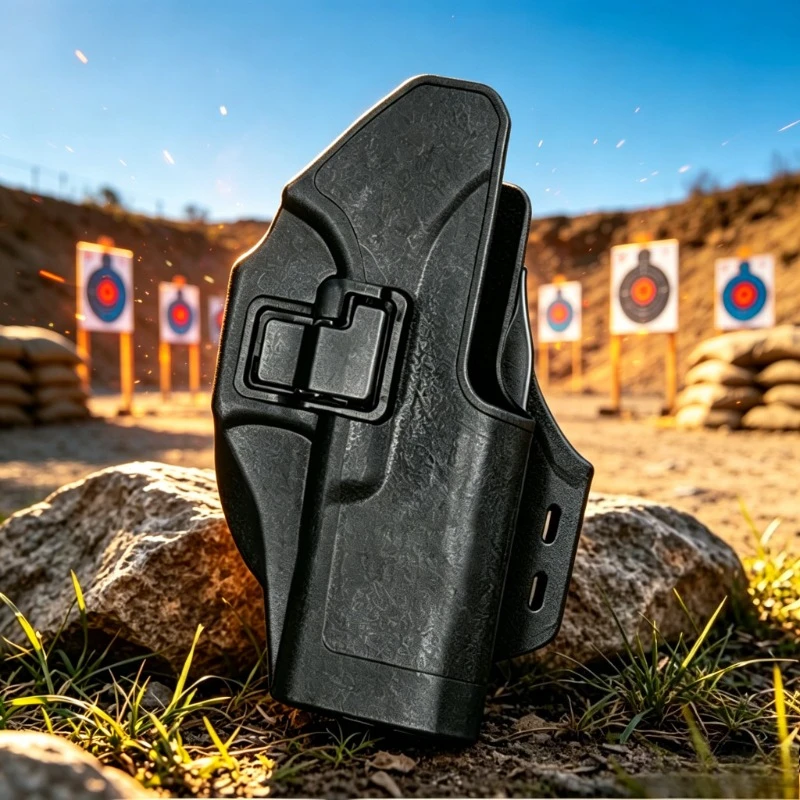 2026 NEW Quick Release Tactical Waist Carry Sleeve for G18 Sturdy Plastic Outdoor Quick Pull Gear with 20mm Rail Connector
2026 NEW Quick Release Tactical Waist Carry Sleeve for G18 Sturdy Plastic Outdoor Quick Pull Gear with 20mm Rail Connector