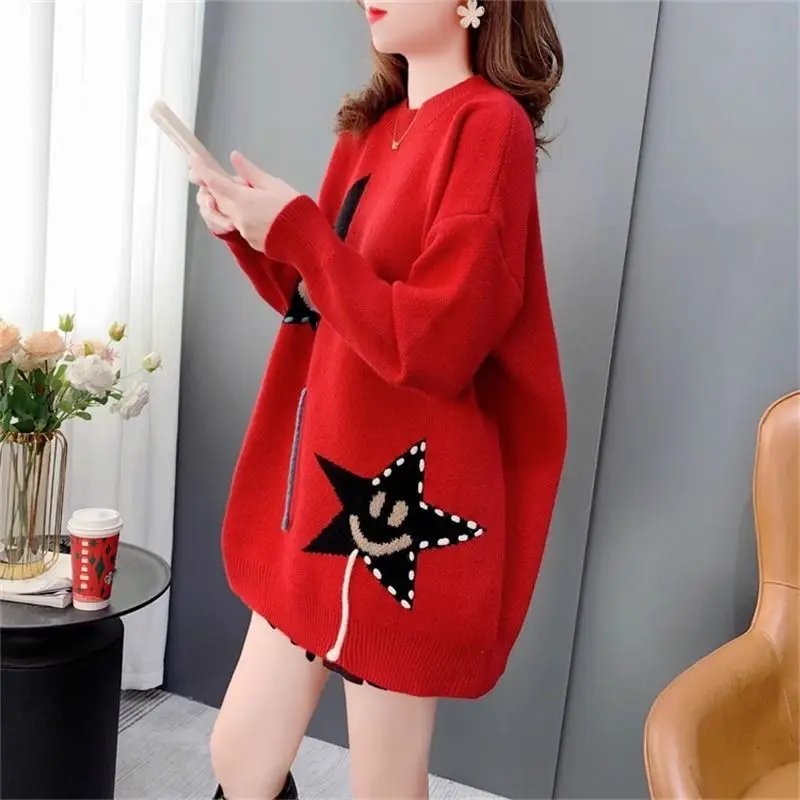 High-End Knitted Sweater Women's No Pilling Casual Loose Fit Thiened Inner Wear Top for Autumn Winter in Dongguan Daliang
High-End Knitted Sweater Women's No Pilling Casual Loose Fit Thiened Inner Wear Top for Autumn Winter in Dongguan Daliang