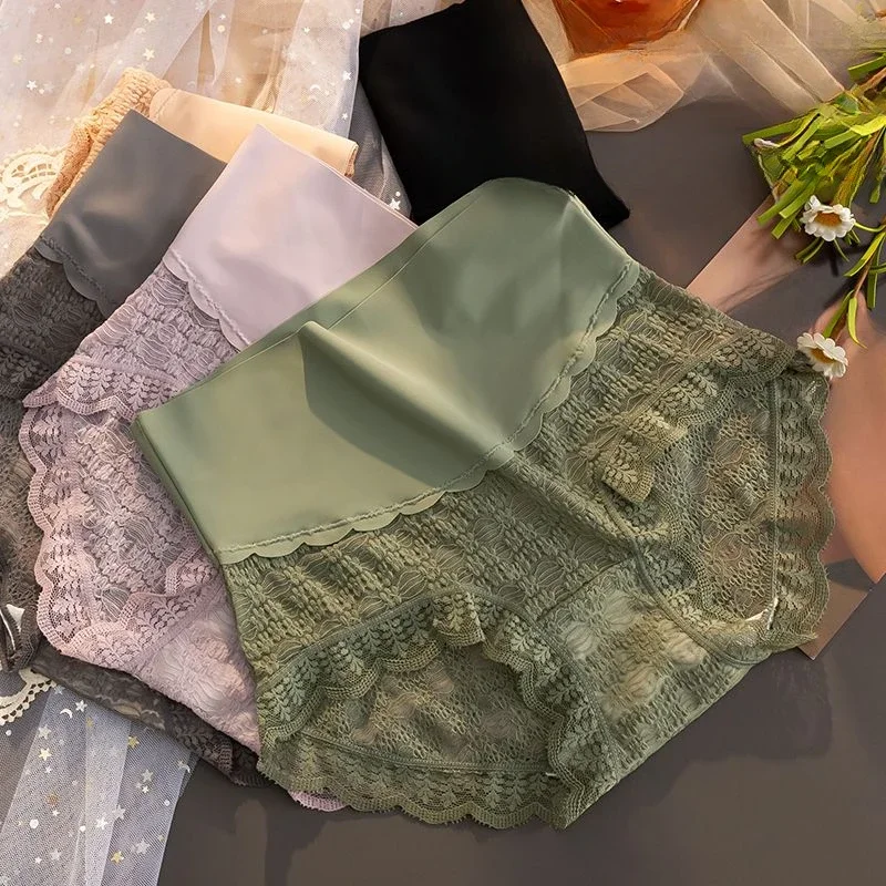 4 Pairs of High Waist Belly Pants Women's Seamless Ice Silk Naked Feeling Comfortable Breathable Summer Thin Lace Sexy Pants
4 Pairs of High Waist Belly Pants Women's Seamless Ice Silk Naked Feeling Comfortable Breathable Summer Thin Lace Sexy Pants