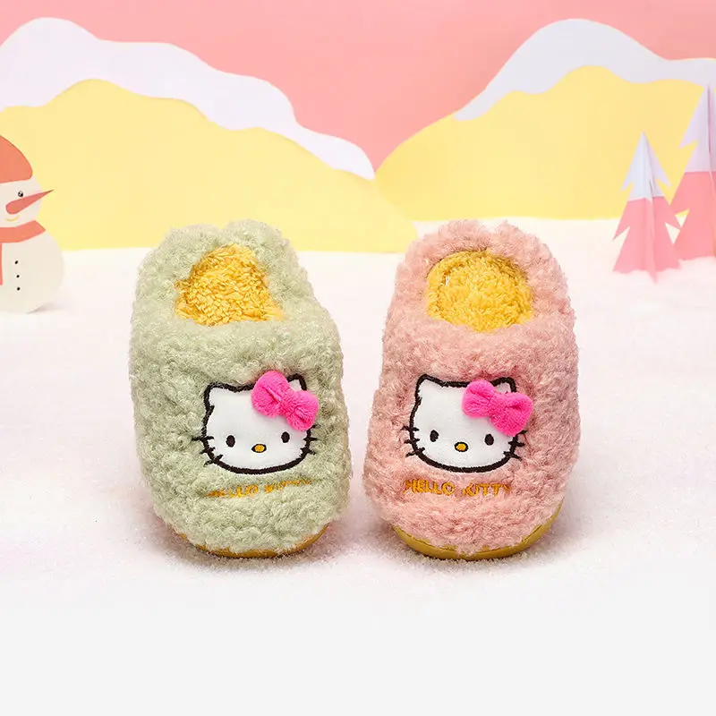 Kawaii Hello Kitty Sanrio Furry Cute Cartoon Slippers Comfortable Winter Children Warm Shoes Children Christmas Gifts for Girls
Kawaii Hello Kitty Sanrio Furry Cute Cartoon Slippers Comfortable Winter Children Warm Shoes Children Christmas Gifts for Girls