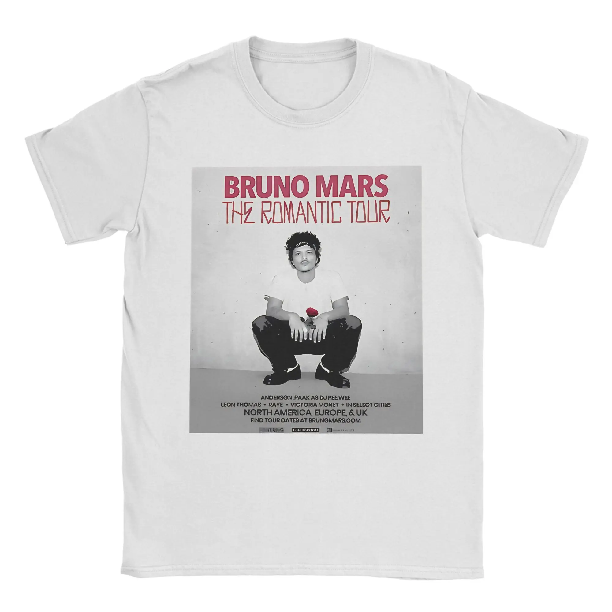 Bruno Mars Romantic Tour Concert Art T Shirts for Men Cotton Vintage T-Shirts Round Neck Tee Shirt Short Sleeve Tops Printed
Bruno Mars Romantic Tour Concert Art T Shirts for Men Cotton Vintage T-Shirts Round Neck Tee Shirt Short Sleeve Tops Printed