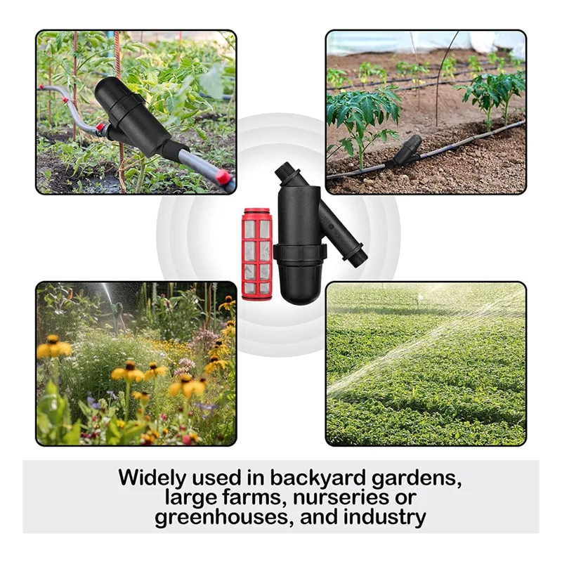 2 Pack Drip Irrigation Inline Y Filter With Mesh Screen,3/4" X 3/4" Male Thread Connection Hydroponics Use
2 Pack Drip Irrigation Inline Y Filter With Mesh Screen,3/4" X 3/4" Male Thread Connection Hydroponics Use