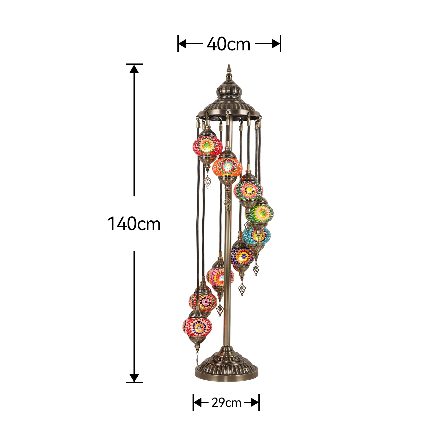 Retro Mediterranean style 9 Turkish handmade floor lamps, colorful, romantic lighting in bedrooms living rooms bars
Retro Mediterranean style 9 Turkish handmade floor lamps, colorful, romantic lighting in bedrooms living rooms bars