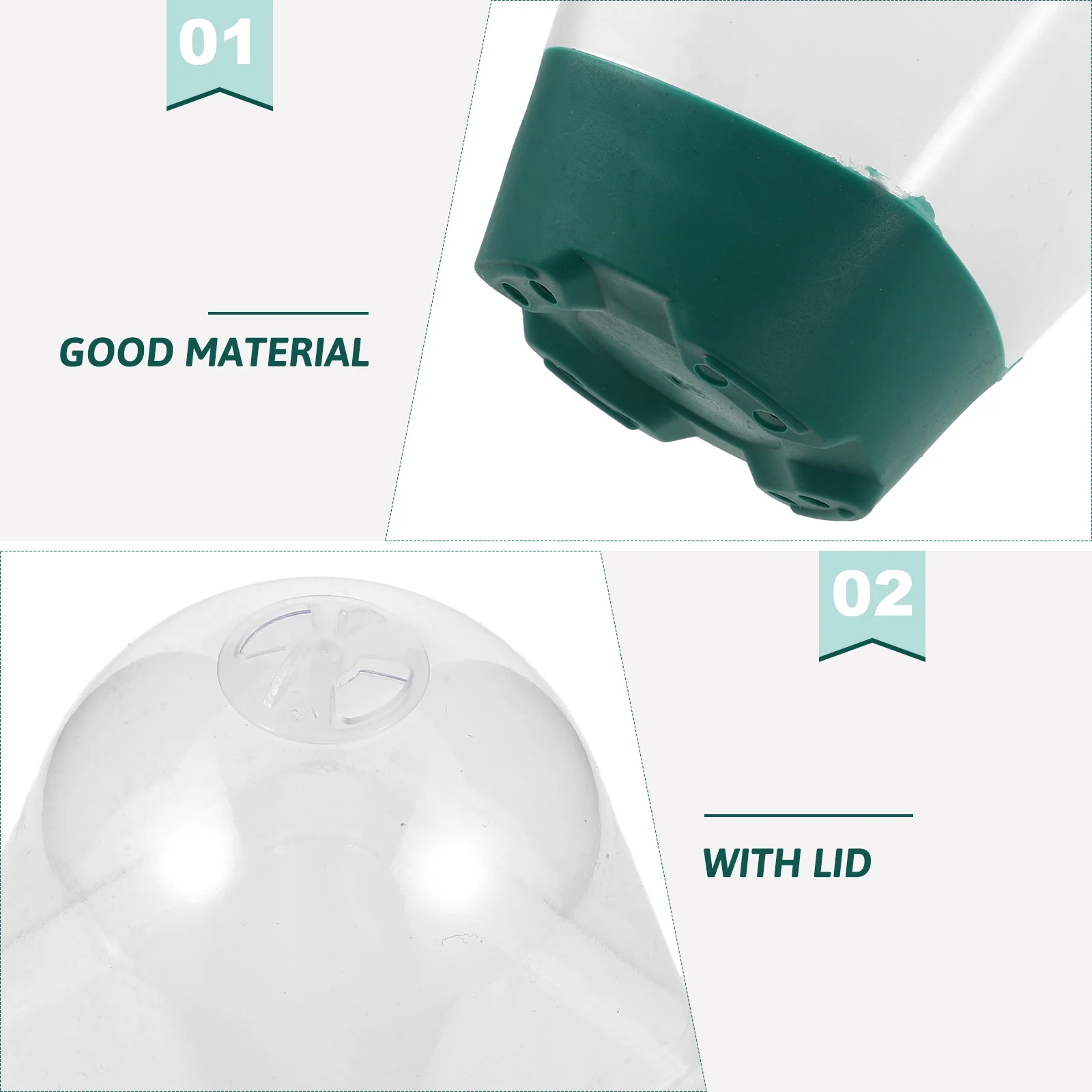 1pcs Nursery Plants Plastic Grow With Cover Reusable Planting Pot For Succulents Indoor Garden Supplies Lightweight Durable
1pcs Nursery Plants Plastic Grow With Cover Reusable Planting Pot For Succulents Indoor Garden Supplies Lightweight Durable