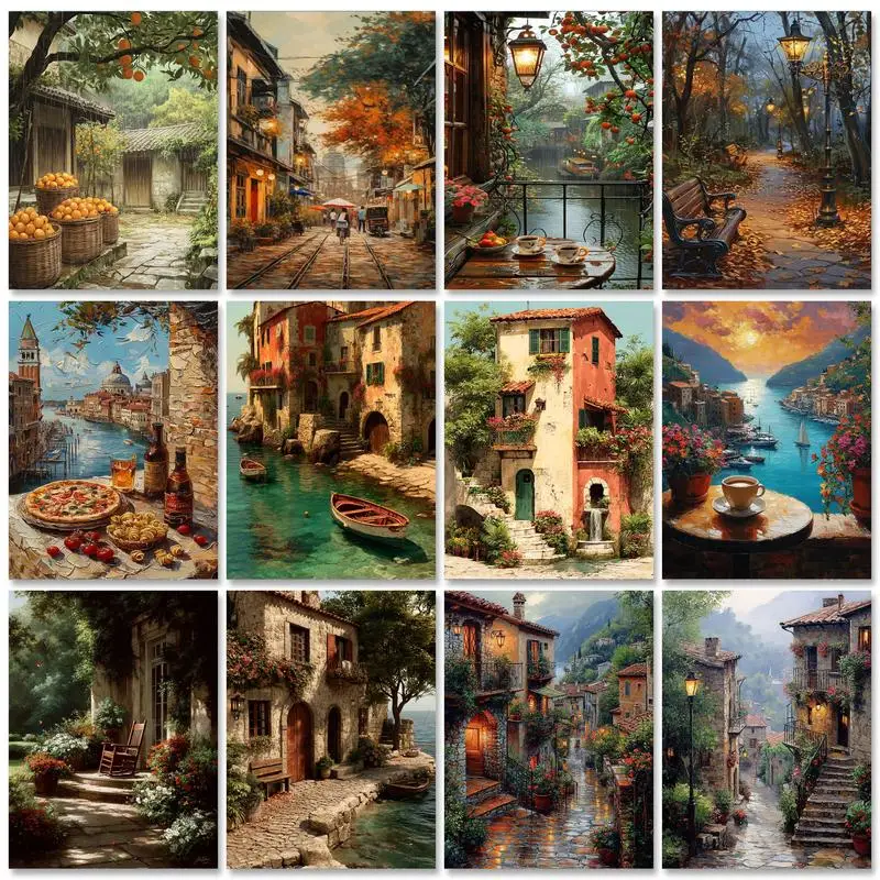 PhotoCustom 5D Diamond Painting Street Landscape Diamond Embroidery Kit Seaside Coconut Tree Mosaic Beach Cross Stitch Summer De
PhotoCustom 5D Diamond Painting Street Landscape Diamond Embroidery Kit Seaside Coconut Tree Mosaic Beach Cross Stitch Summer De