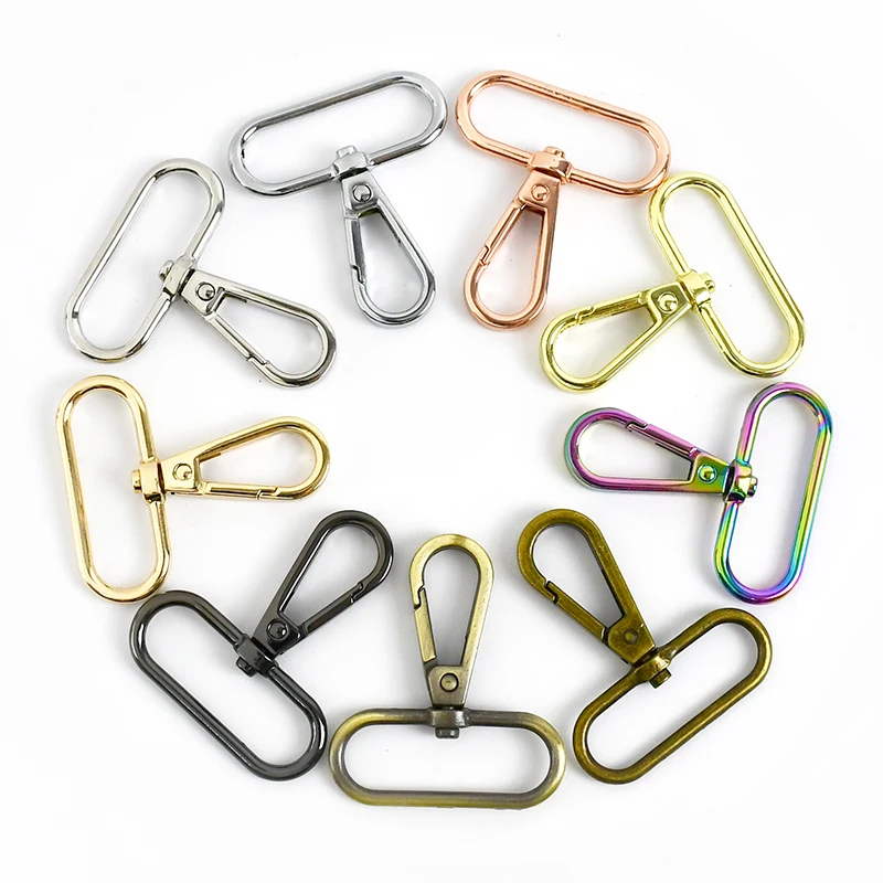 5Pcs 13-50mm Strap Metal Buckle Keychain Lobster Clasp Swivel Trigger Snap Hook Bag Carabiner Clip DIY Accessories for Handbag
5Pcs 13-50mm Strap Metal Buckle Keychain Lobster Clasp Swivel Trigger Snap Hook Bag Carabiner Clip DIY Accessories for Handbag
