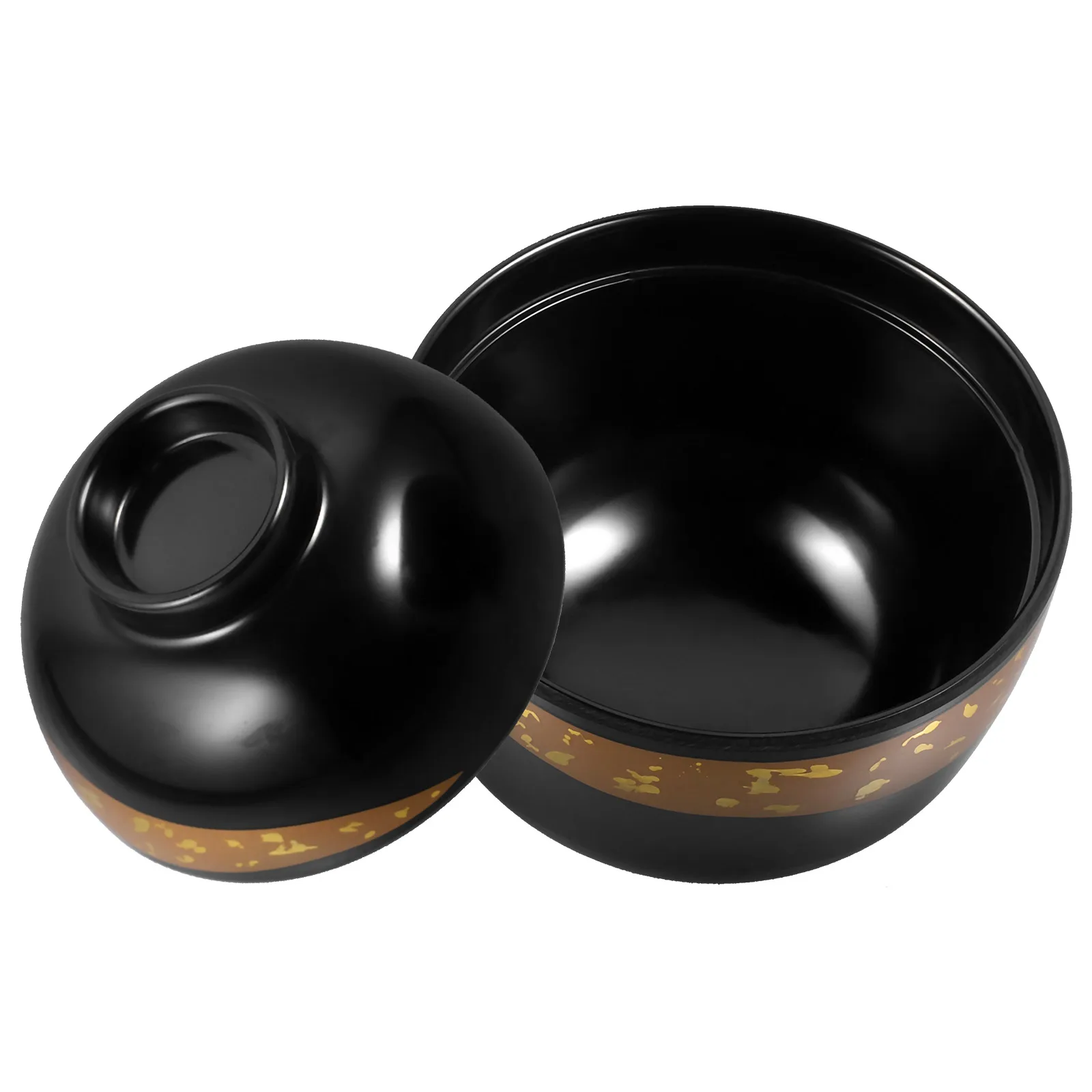 Lidded Melamine Bowl Black Small Heat Resistant Soup Container Japanese Rice Bowls Kitchenware Set Dining
Lidded Melamine Bowl Black Small Heat Resistant Soup Container Japanese Rice Bowls Kitchenware Set Dining