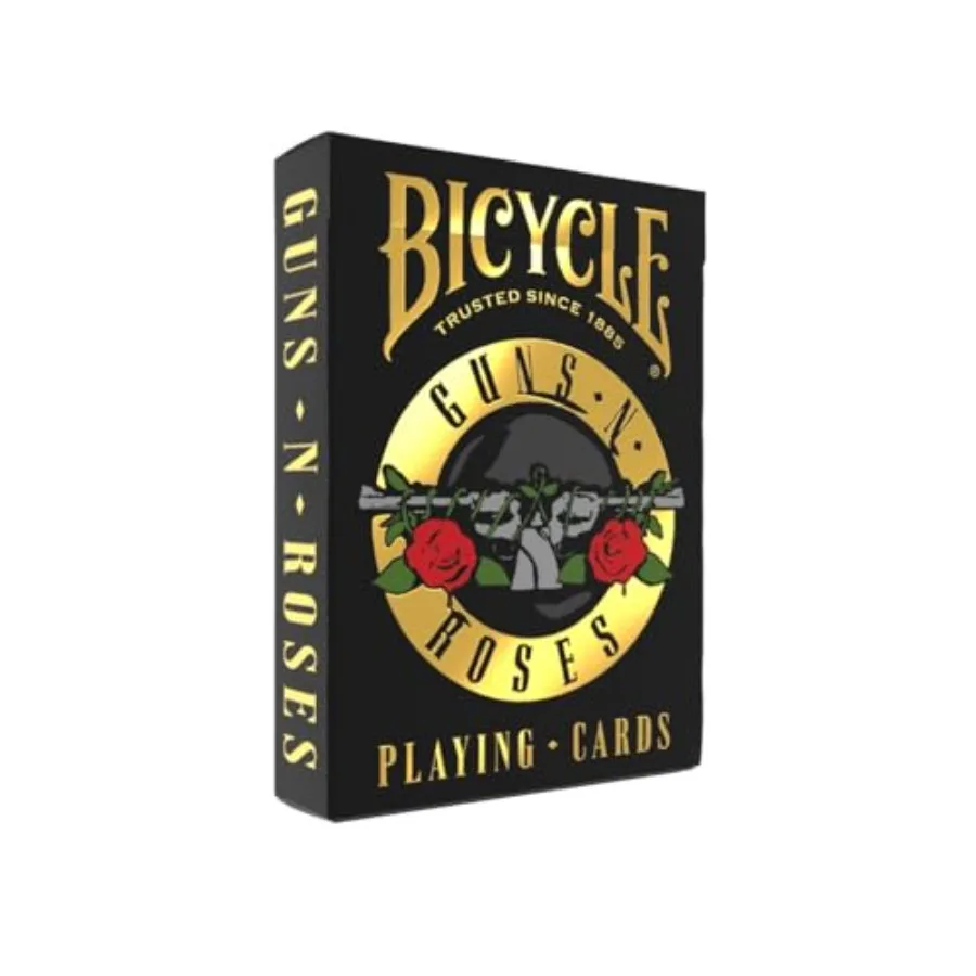 Guns N' Roses Playing Cards, Features Iconic Guns N' Roses Band Designs, Black and Gold, 1 Deck
Guns N' Roses Playing Cards, Features Iconic Guns N' Roses Band Designs, Black and Gold, 1 Deck