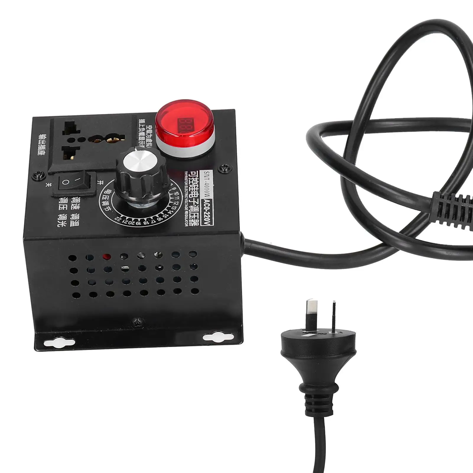 High Power Electronic Thyristor Voltage Regulator Dimmer AC 110V 220V 4000W High Voltage Capacitor Controller 
High Power Electronic Thyristor Voltage Regulator Dimmer AC 110V 220V 4000W High Voltage Capacitor Controller