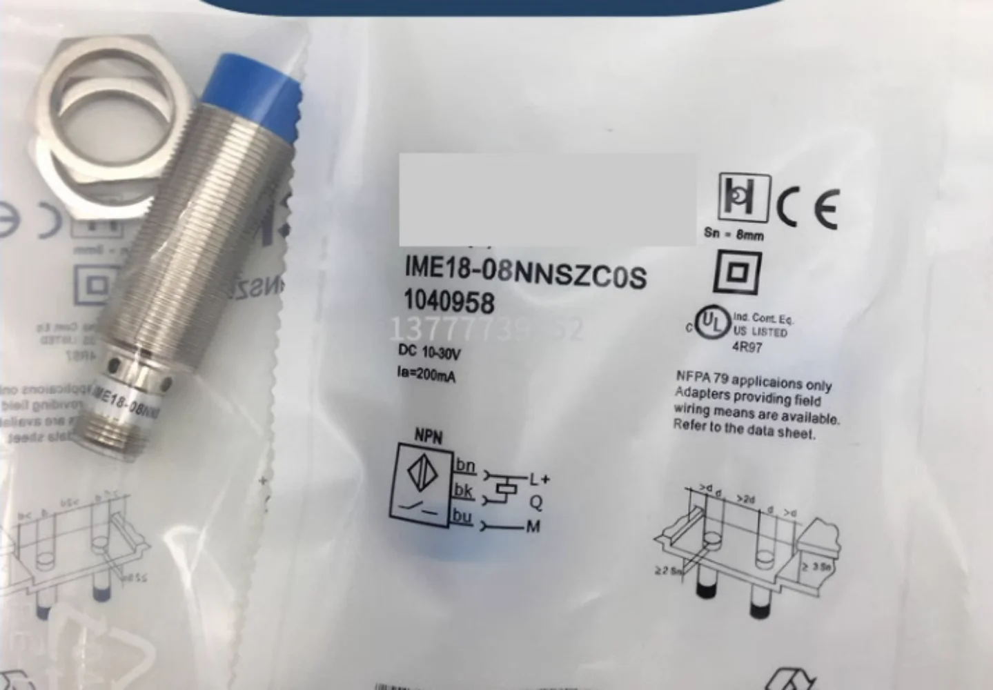 Бесконтактный переключатель IME18-05BPS 08NNSZCOS W2K 05BPSZW2S 12NNSZC0K 12NPSZC0S
Бесконтактный переключатель IME18-05BPS 08NNSZCOS W2K 05BPSZW2S 12NNSZC0K 12NPSZC0S