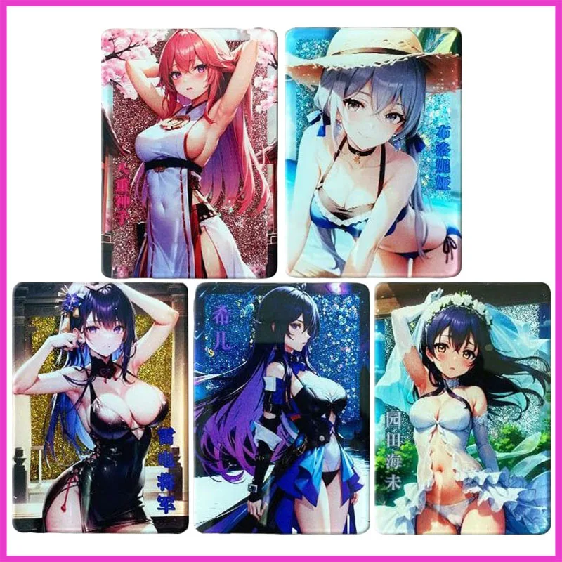 Anime Goddess Story Rare Quicksand Collectible Cards Yae Miko Bronya Beelzebul Seele Sonoda Umi Toys for boys Birthday Present
Anime Goddess Story Rare Quicksand Collectible Cards Yae Miko Bronya Beelzebul Seele Sonoda Umi Toys for boys Birthday Present