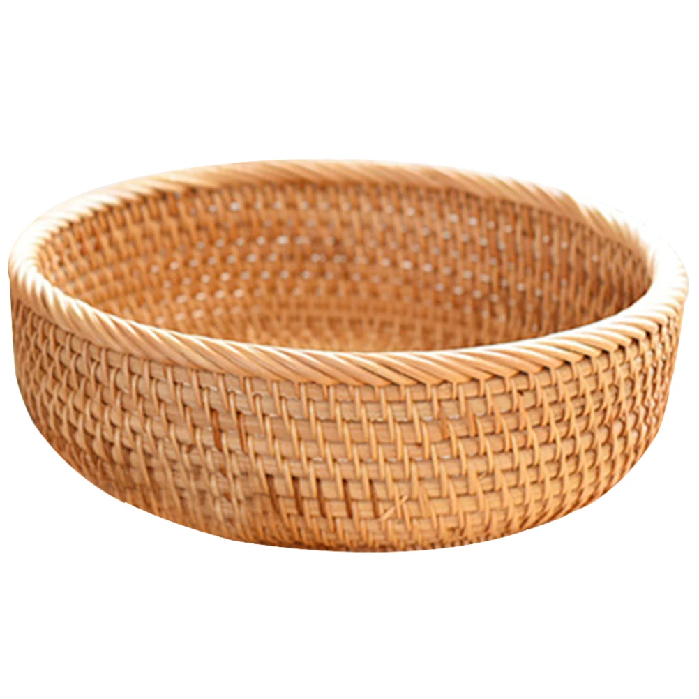 Rattan H made Storage Basket 20cmx5cm Lightweight Drainage Holes Multi Functional Kitchen Fruit Vegetable Snack Basket
Rattan H made Storage Basket 20cmx5cm Lightweight Drainage Holes Multi Functional Kitchen Fruit Vegetable Snack Basket