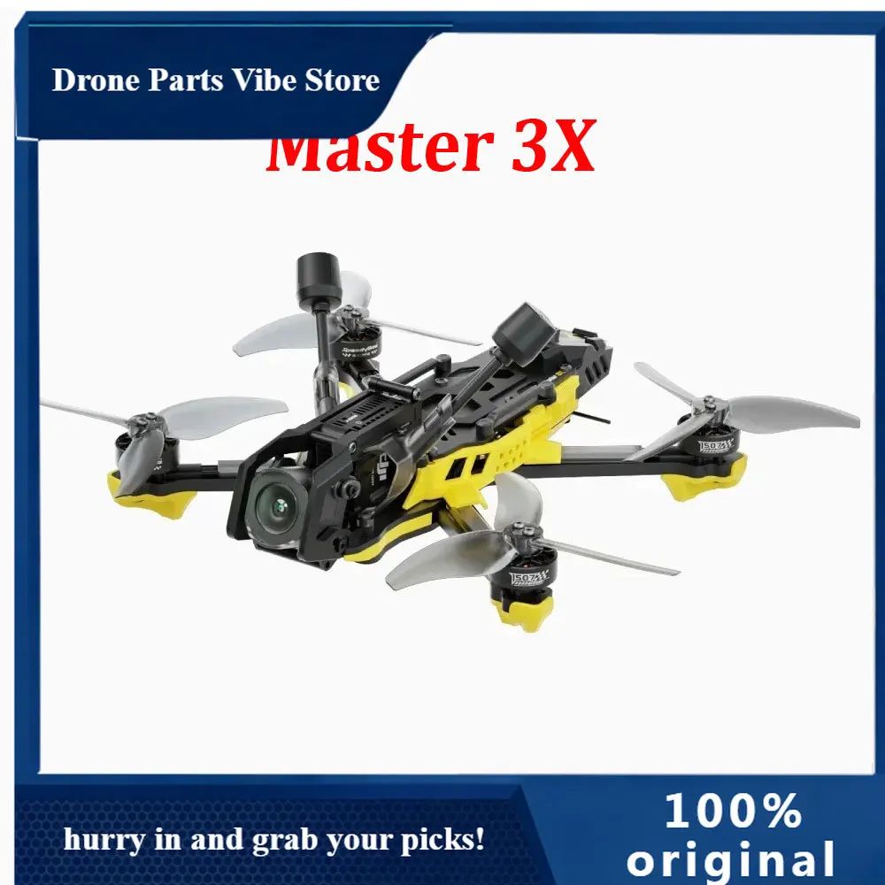 Модульный FPV-дрон FySpeedyBee Master 3X для гонок и фристайла на радиоуправлении
Модульный FPV-дрон FySpeedyBee Master 3X для гонок и фристайла на радиоуправлении