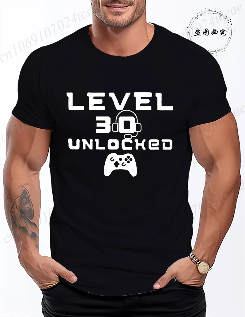 Level 30 Unlocked 30th Birthday Shirt,Best Friend Men's T-Shirts,short Sleeve Tshirts,Gamer Shirt,short Sleeve Men's Tops Tees
Level 30 Unlocked 30th Birthday Shirt,Best Friend Men's T-Shirts,short Sleeve Tshirts,Gamer Shirt,short Sleeve Men's Tops Tees