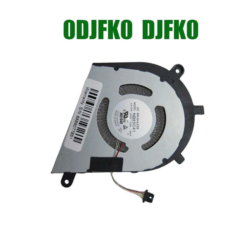 For DELL For Inspiron 13 7370 7373 0DJFK0 DJFK0 ND55C41 ND55C41-16M16 DC05V 0.50A Laptop CPU Fan
For DELL For Inspiron 13 7370 7373 0DJFK0 DJFK0 ND55C41 ND55C41-16M16 DC05V 0.50A Laptop CPU Fan