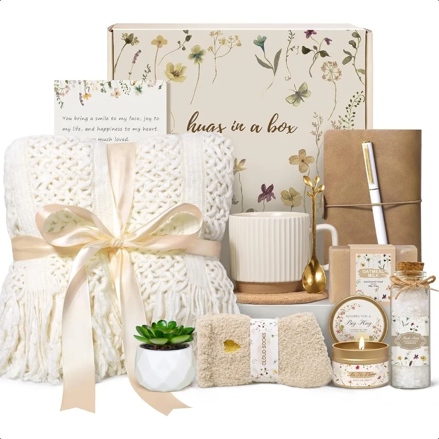 Birthday Gifts for Women Get Well Soon Self Care Package Box Sending Hug Baskets Thinking of You Inspirational Gift for New Mom
Birthday Gifts for Women Get Well Soon Self Care Package Box Sending Hug Baskets Thinking of You Inspirational Gift for New Mom
