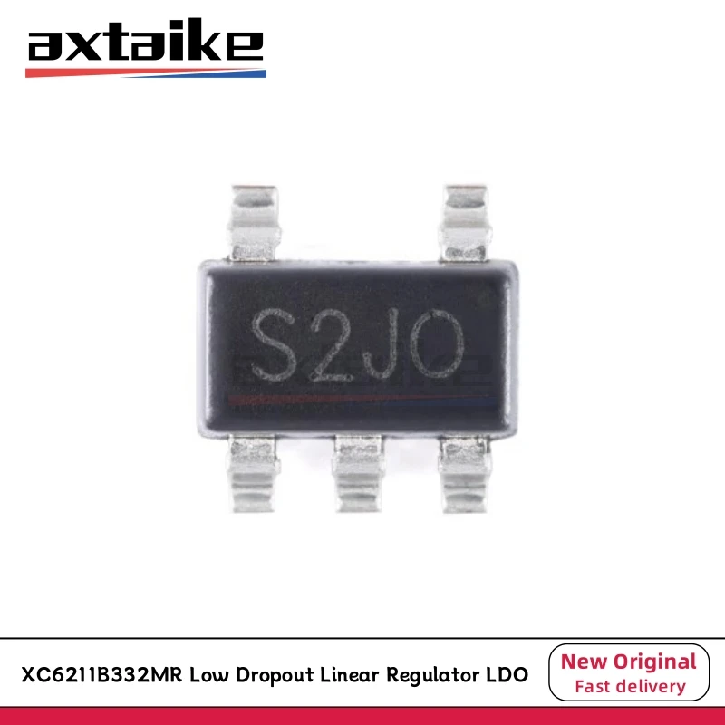 50PCS XC6211 XC6211B332 XC6211B332MR S2JO SOT-23-5 3.3V Low Dropout Linear Regulator LDO Chip SMD IC
50PCS XC6211 XC6211B332 XC6211B332MR S2JO SOT-23-5 3.3V Low Dropout Linear Regulator LDO Chip SMD IC